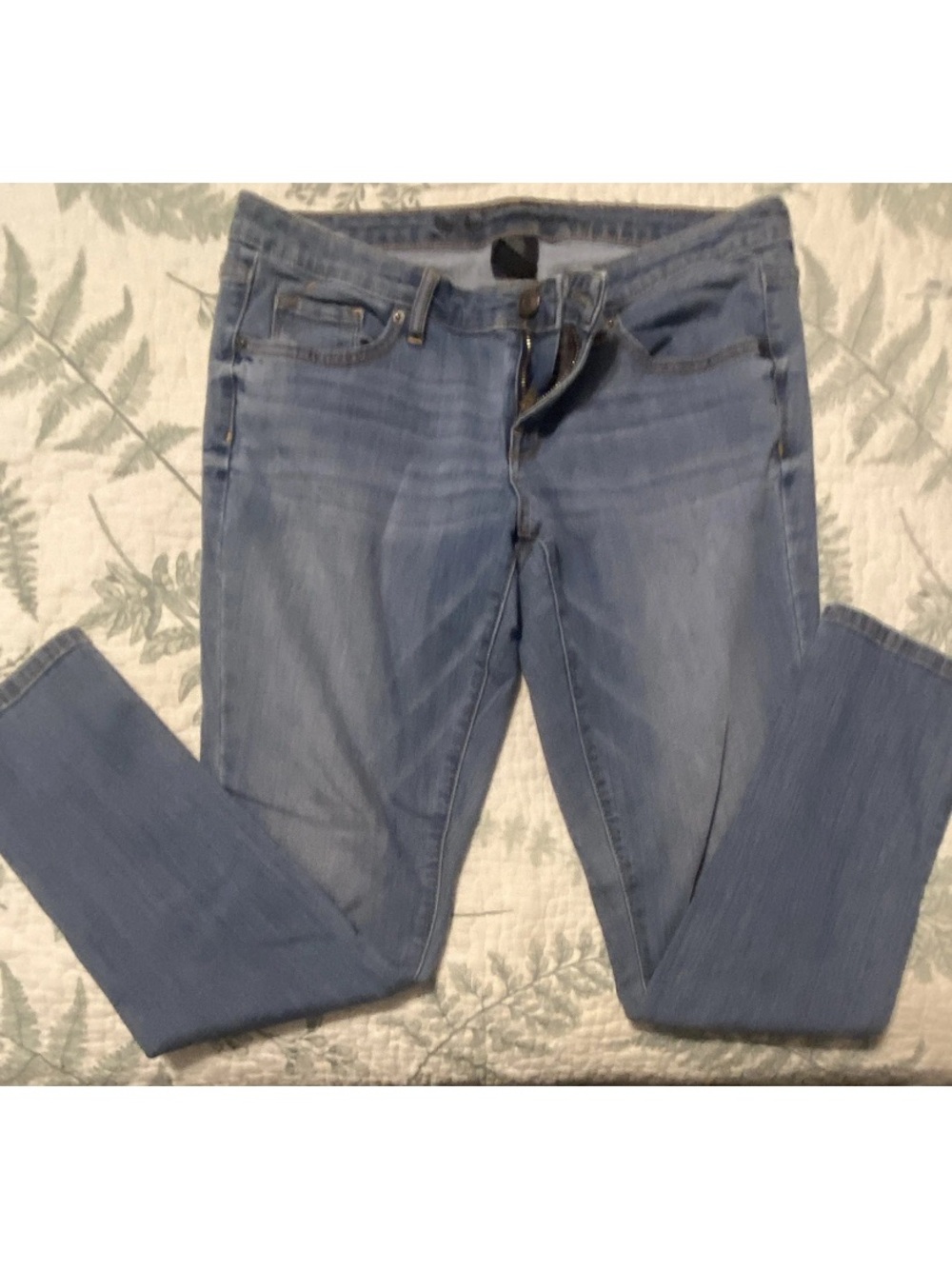 Mossimo Supply Co. Women's Blue Skinny Jeans Low Rise 12x31s